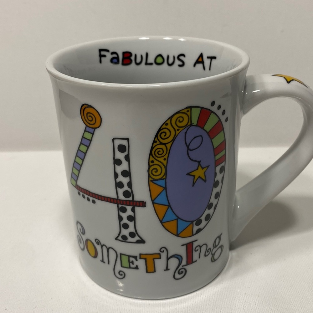 Lorrie Veasey Fabulous at 40 ceramic mug